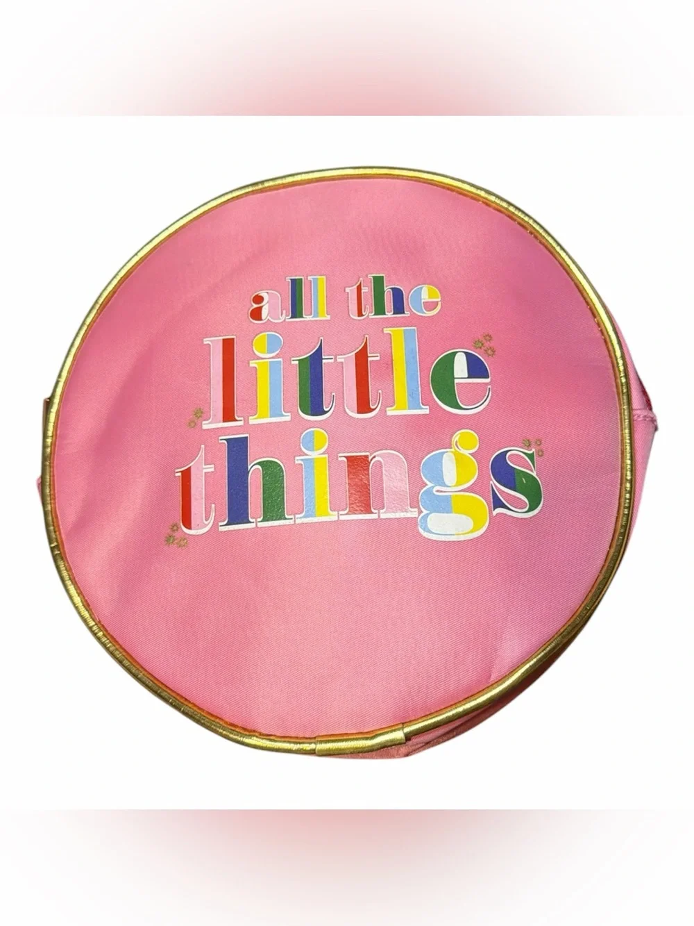 Packed Party Pink Round Pouch - 